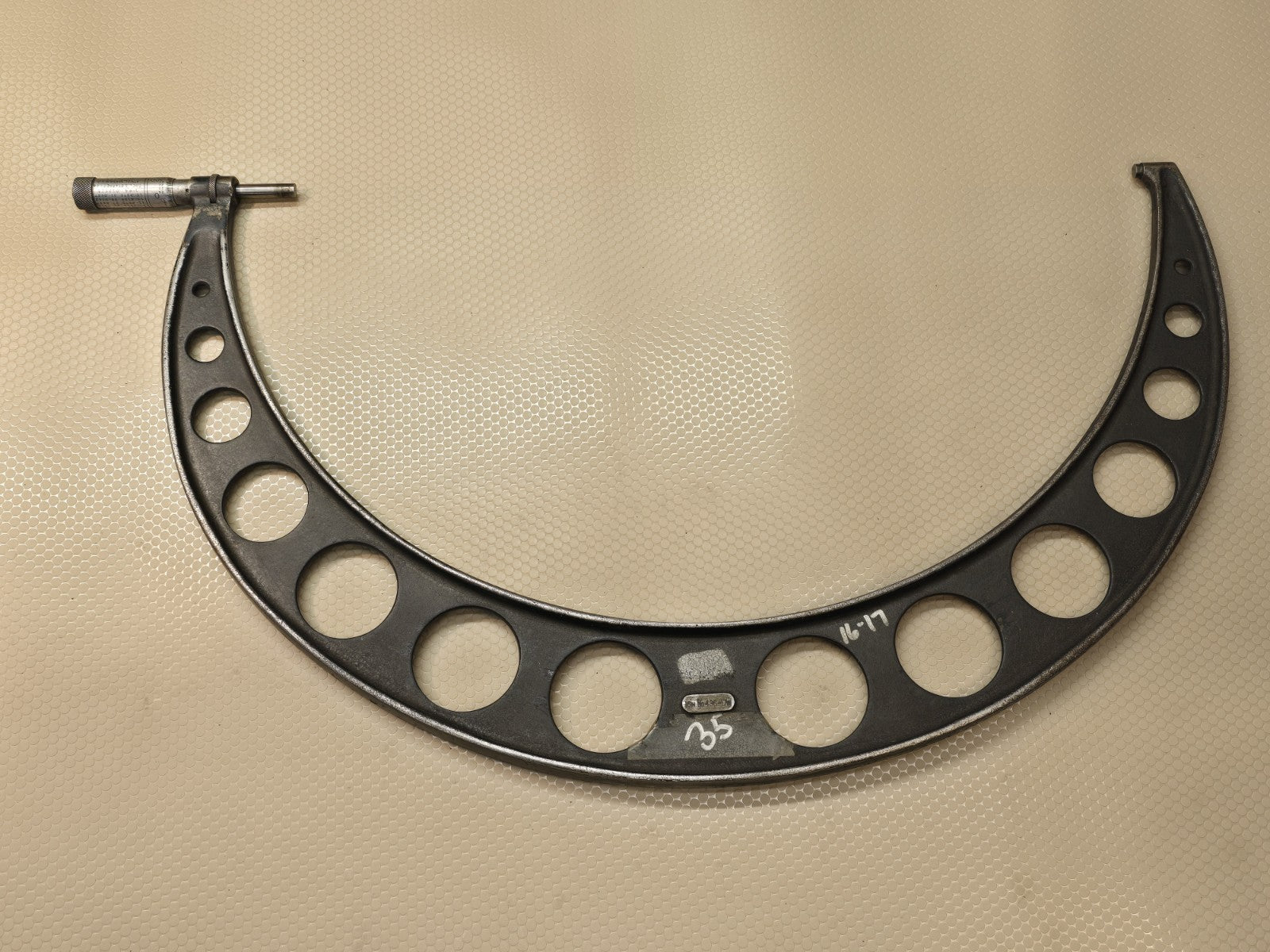 Starrett 436 Outside Micrometer, 16-17" Range