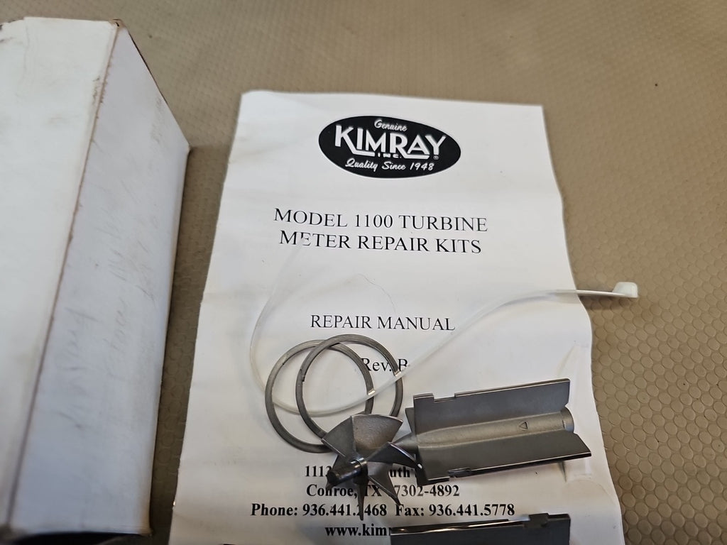 KIMRAY B112rvk 1100  Blade Turbine Meter Model 1100 Repair Kit, BSC1