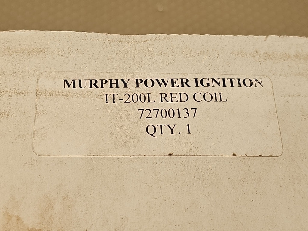 Murphy IT-200L Red Cool Power Ignition Coil 72700137