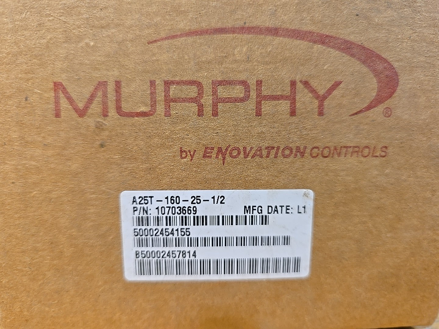 NEW MURPHY A25T-160-25-1/2 Temperature Swichgage 32º-160°F 32-160
