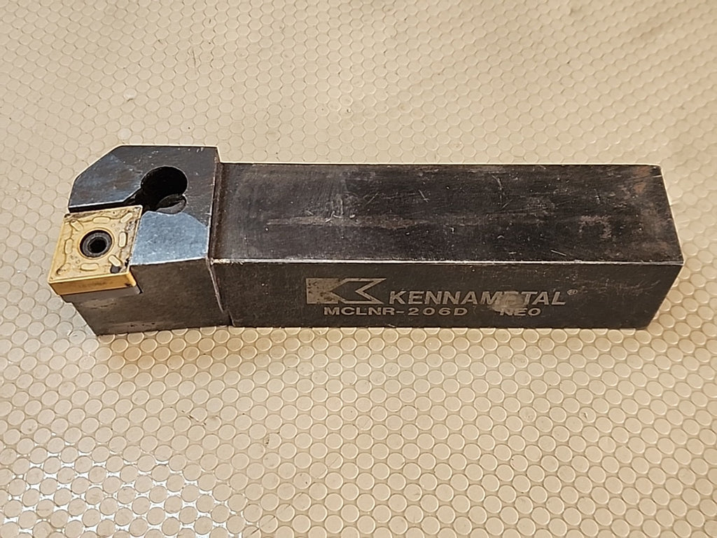 KENNAMETAL 1-1/4" INDEXABLE INSERT LATHE TOOLHOLDER - #MCLNR-206D