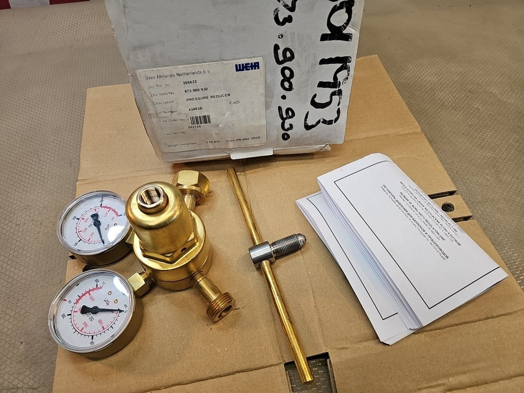 Hydac 987 987-170bar max Inlet 300bar FlaschendruckWeir 203124 Regulator Argon 