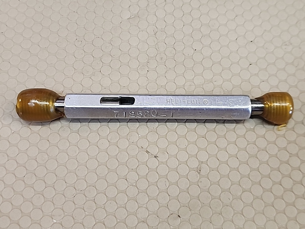 .511 DEPTH 712520-1HELICOIL THREAD PLUG GAGE GO NO GO P.D.'S = .3395 & .3433