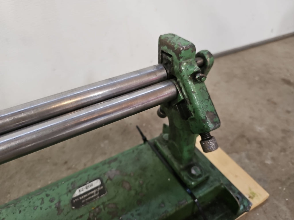 Peck Stow Wilcox Sheet Metal Roller Bender Pexto Gauge Capacity 16" Bench 0350A