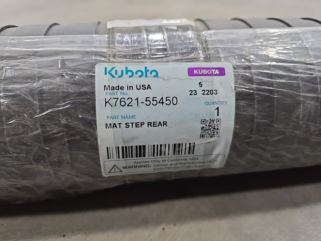 NEW OEM Kubota RTV X1140W REAR Floor Step Mat K7621-55450