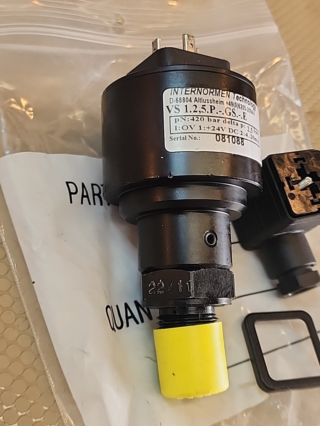 VS 1.2,5.P.-.GS.-.E Differential Pressure Flood Generator Brand New