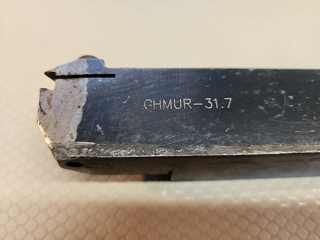 ISCAR GHMUR 31.7 LATHE TURNING TOOL HOLDER 1 x 1 1/4 SHANK GIP / GIF INSERTS