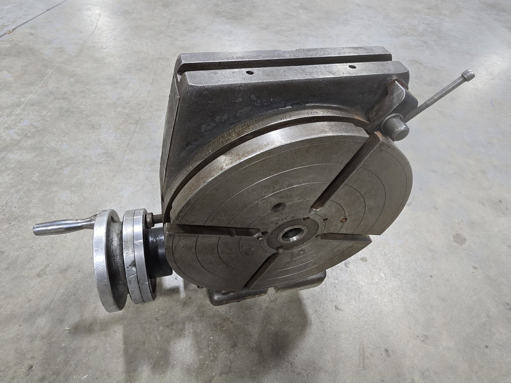 BRIDGEPORT ROTARY TABLE 12 In + OEM VERTICAL MOUNT Milling Machine Lathe 