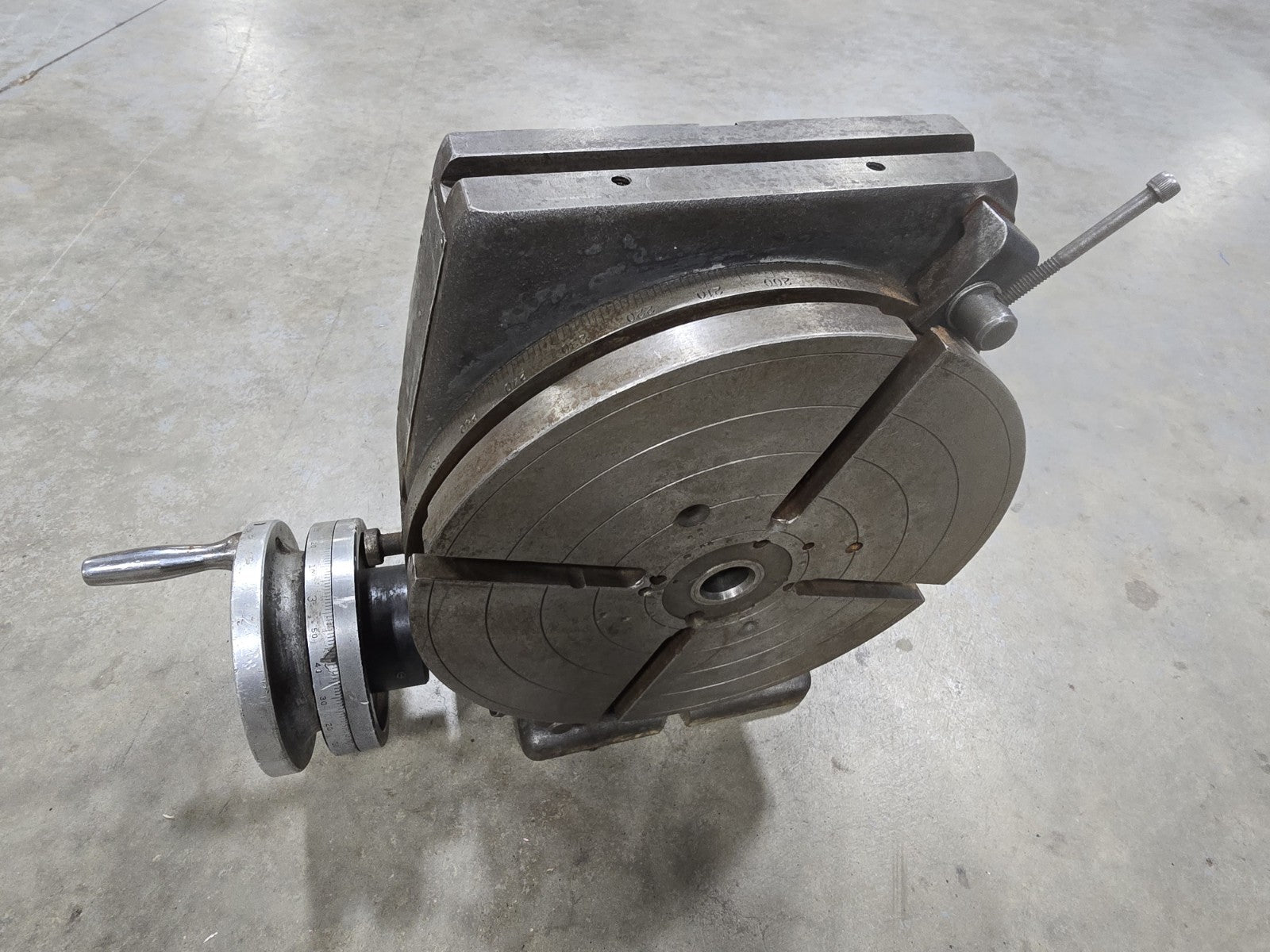 BRIDGEPORT ROTARY TABLE 12 In + OEM VERTICAL MOUNT Milling Machine Lathe 