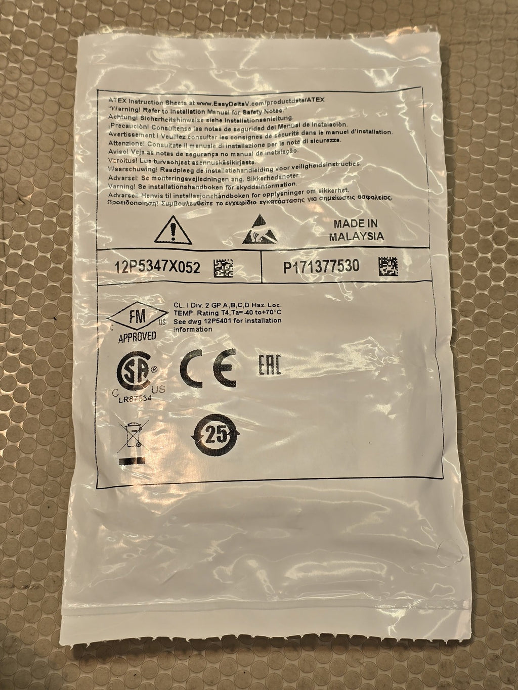 Emerson KL3013X1-BA1 DeltaV DO VAC Isolated Output Module 12P5347X052 New