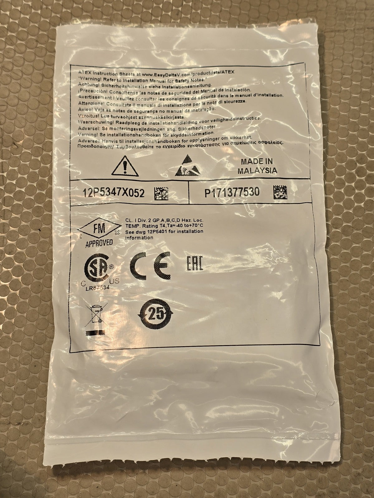 Emerson KL3013X1-BA1 DeltaV DO VAC Isolated Output Module 12P5347X052 New