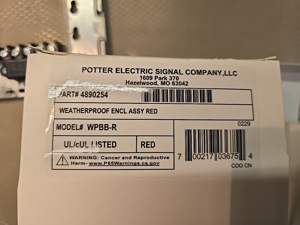 NEW Potter HS-24WR-WP Weatherproof Wall Mount Horn Strobe 