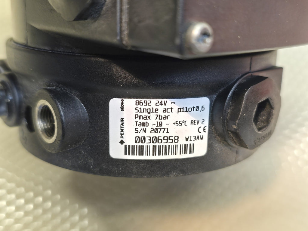 Pentair Südmo 2344901 8692 Valve Control Top Positioner 24V Single Acting
