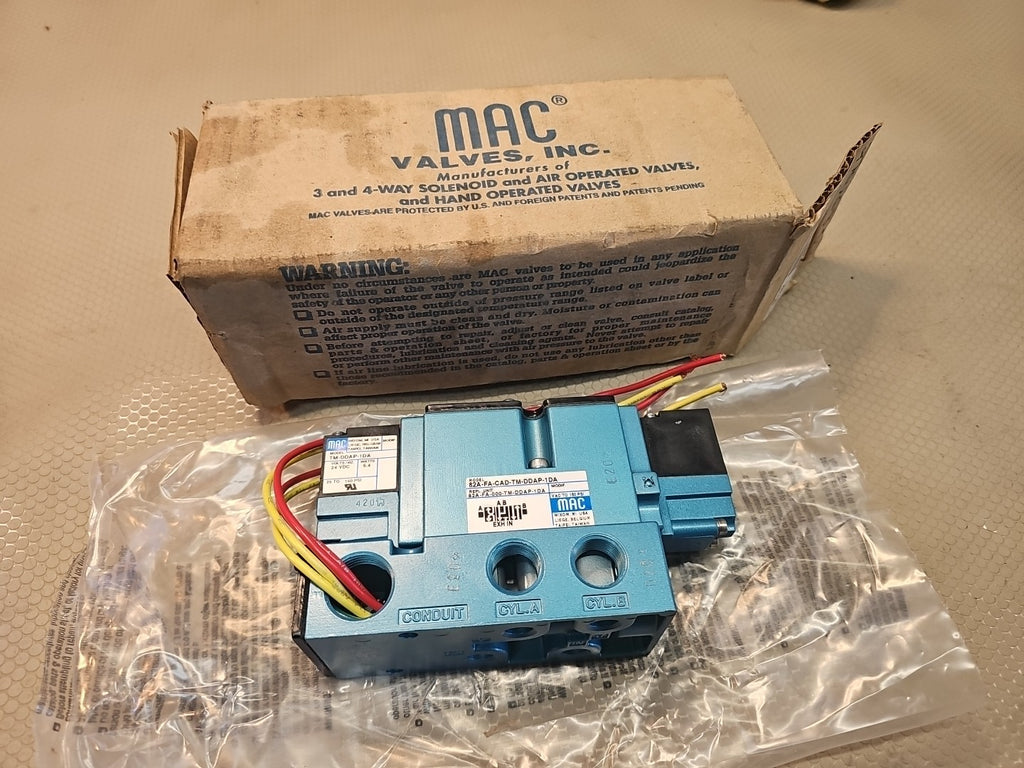 Mac 82A-BA-CAA-TM-DDAP-1DA NEW Valve Solenoid Valve