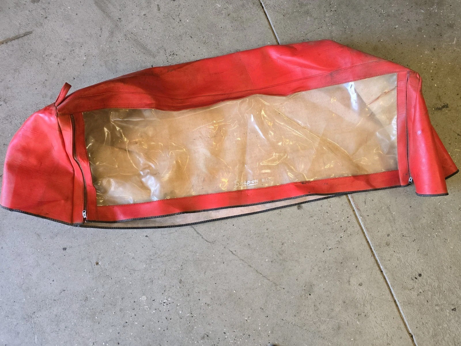 Vintage Snap On Tools Toolbox Cover OEM MTC-10 1970s Logo Diagnostic Center