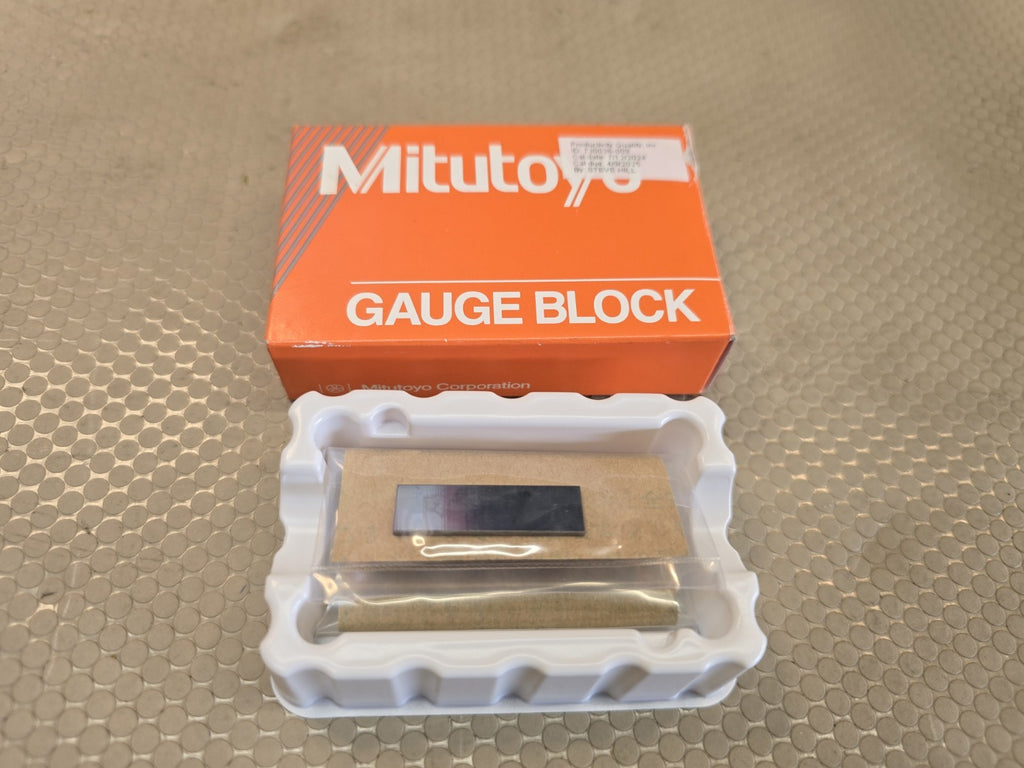 MITUTOYO GUAGE BLOCK 612105-541 0.05" ASME 1 24F