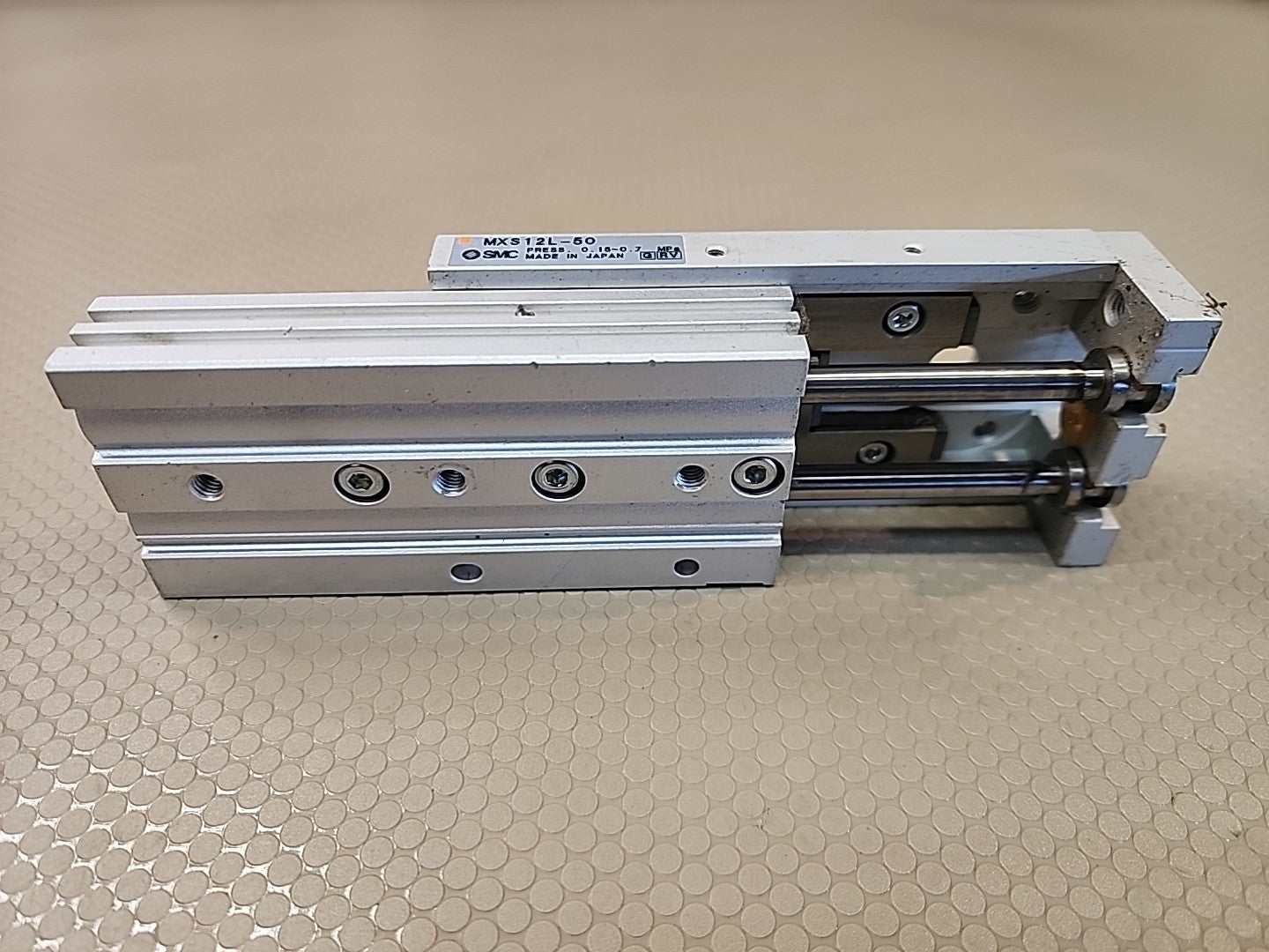 SMC 13-MXS12L-50 12mm MXS Clean-Room Guided Cylinder 