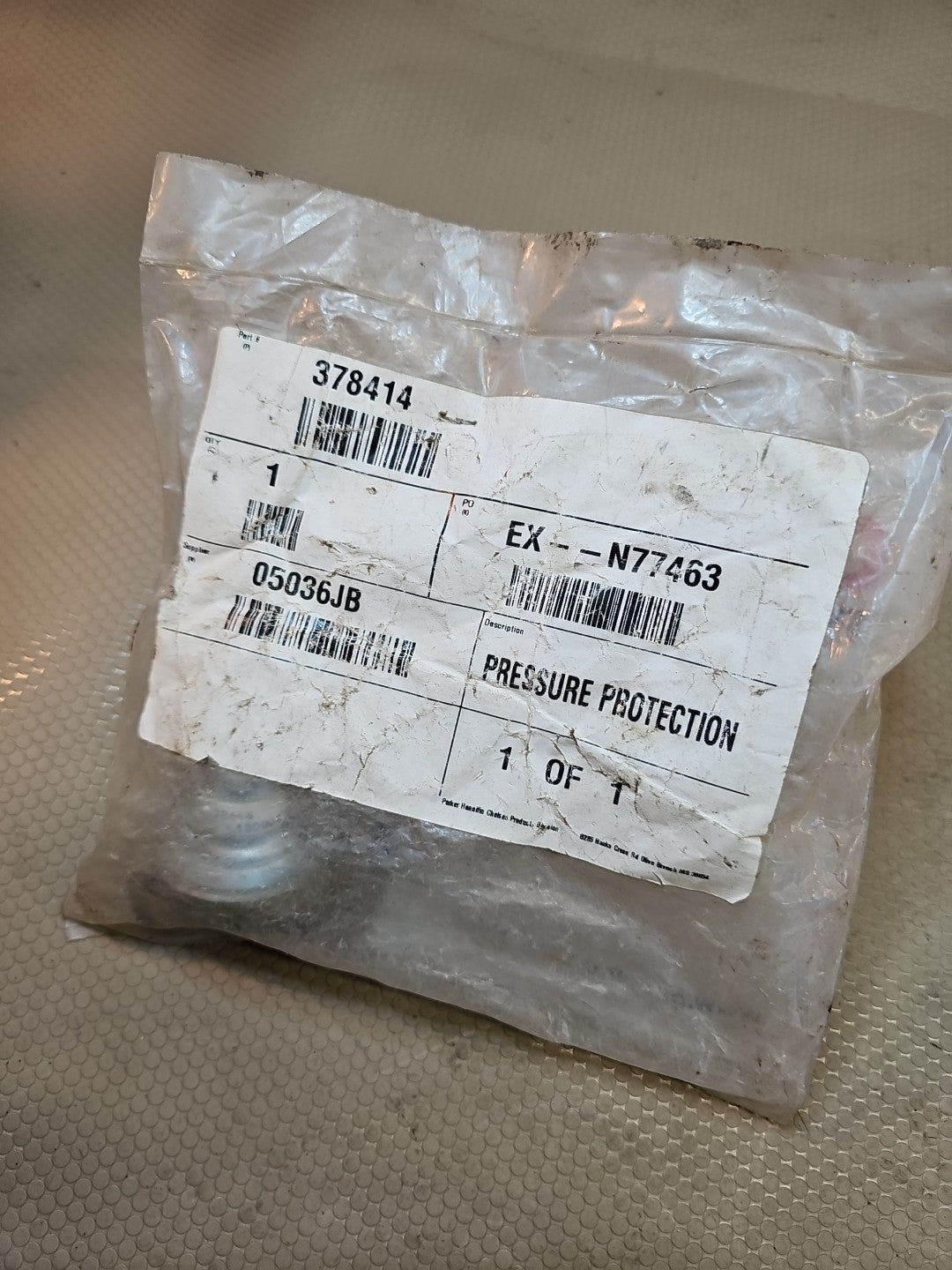 Williams Controls for Parker Chelsea 378414 Relief Valve