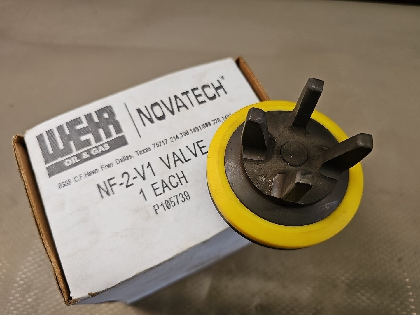 Novatech Discharge Valve P105739 NF-2-V1 FE864-13 NF2v1 278430