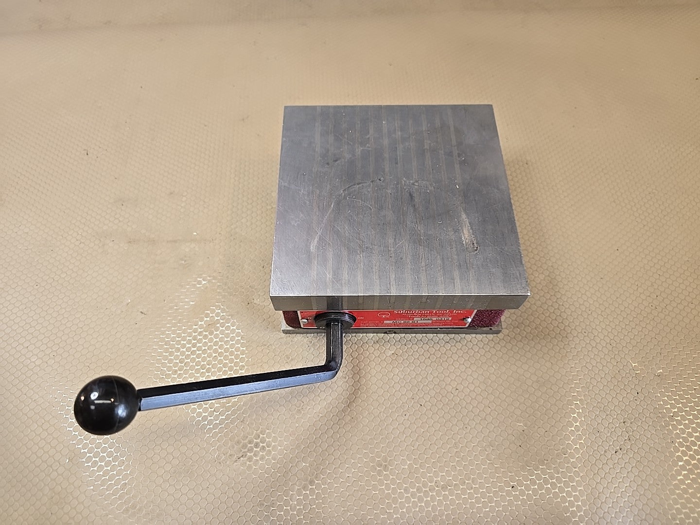 Suburban Tool SineMate MC-66-S1 6" x 6" Magnetic Sine Plate Chuck Magnet Manual