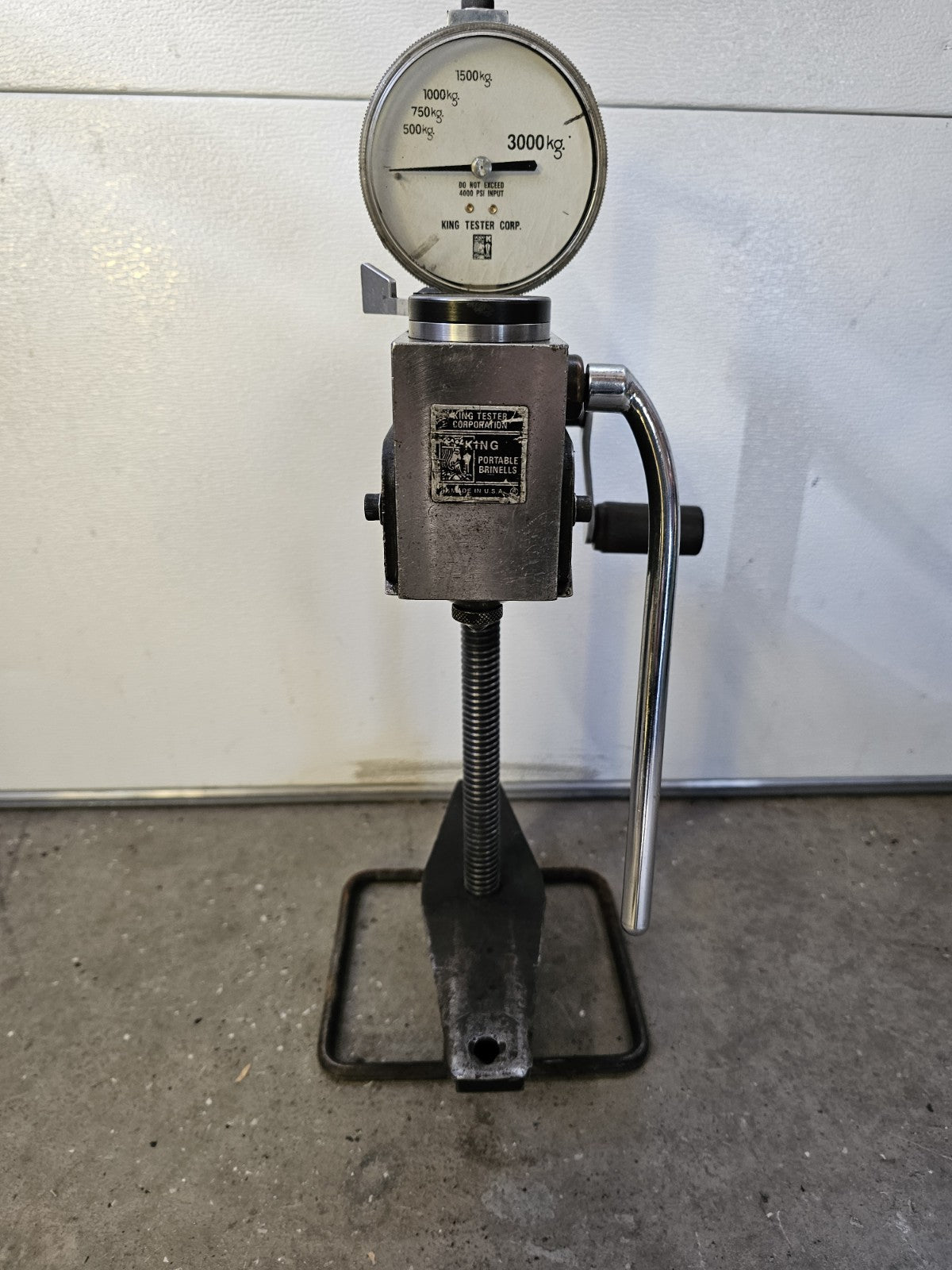 Portable King Brinell Hardness Tester Head 3000 KG Rockwell 