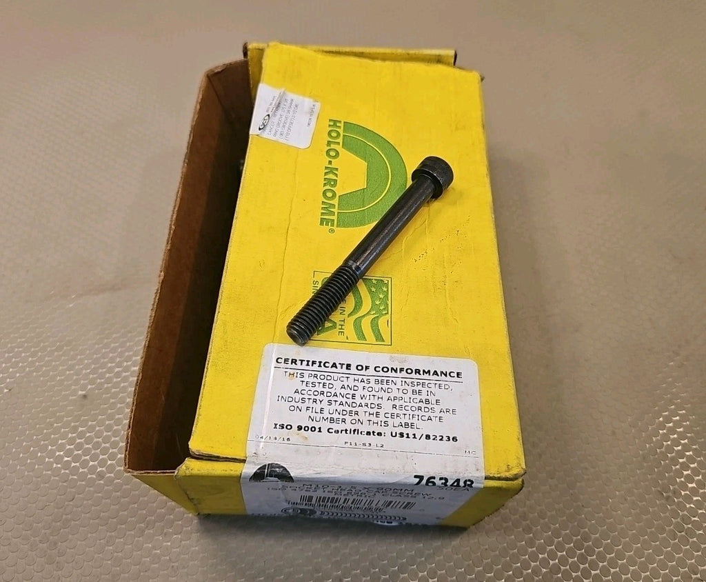 HOLO-KROME SOCKET HEAD CAP SCREW  M10-1.5 X 90MM CLASS 12.9, 76348 **BOX OF 50**