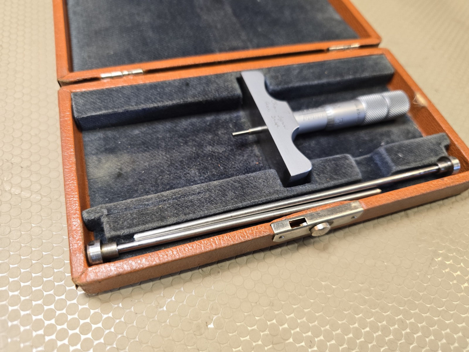 Vintage Brown & Sharpe No. Depth Micrometer in Original Box