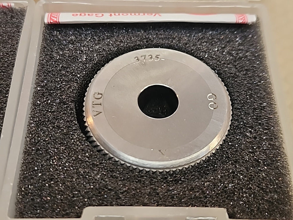 Vermont Gage Bore Guages .3735 GO/.3727 NO GO Bore Ring Set 