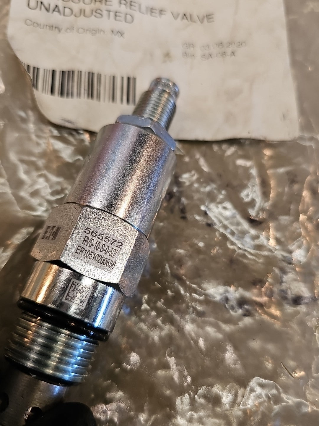 Eaton Danfoss 565572 RV5-10-S-0 Screw Pressure Relief Cartridge Valve - Pilot 