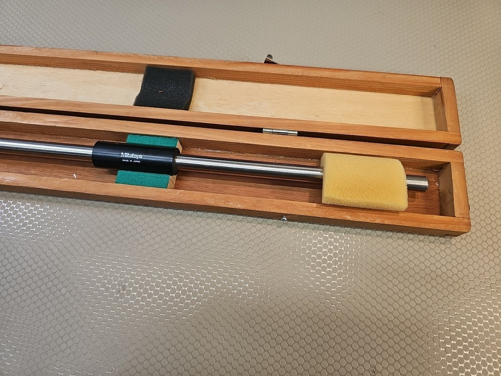 Mitutoyo 167-179 Micrometer Calibration Standard 39” In Wood Box