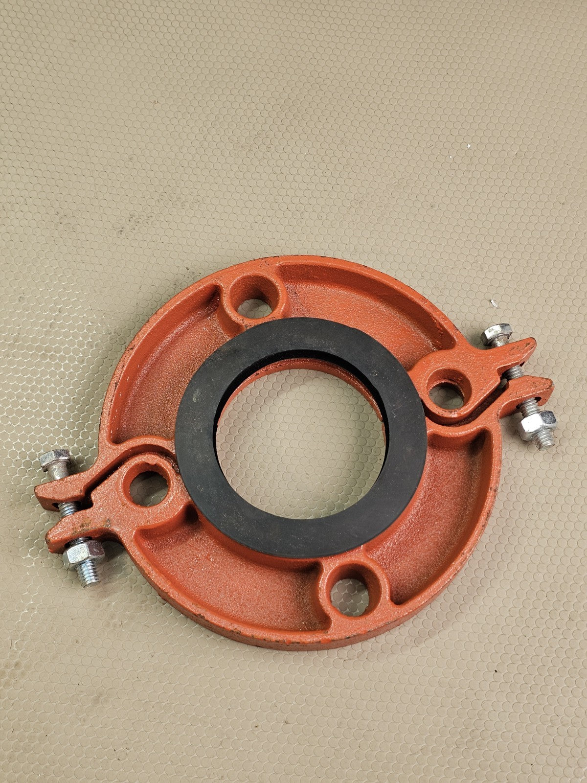 NCI GRFL0030 3" Class 150 Grooved Pipe Flange Adapter Coupling