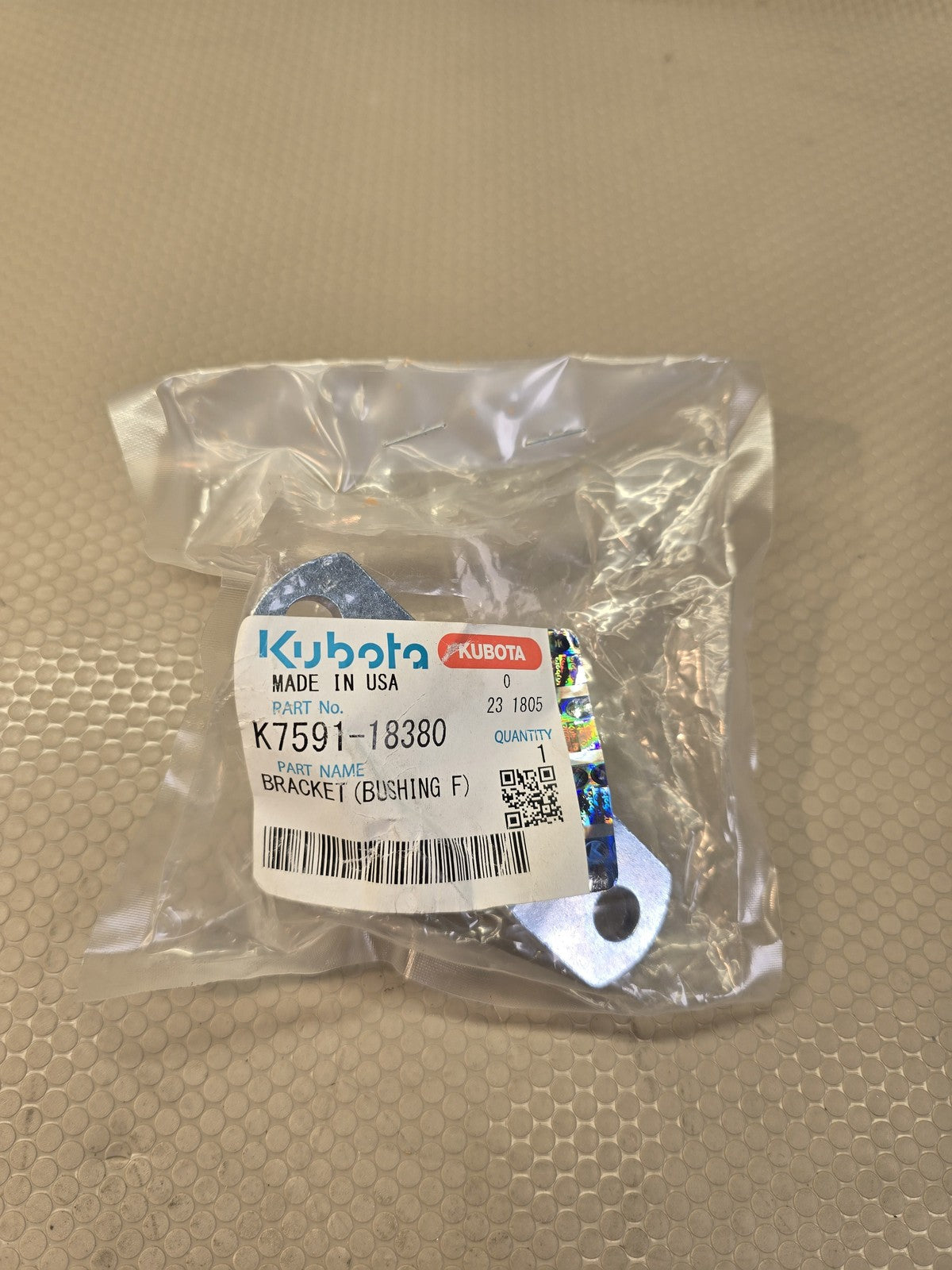 Kubota K7591-18380 Bracket Bushing F OEM RTV-X900 Sway Bar Clamp New