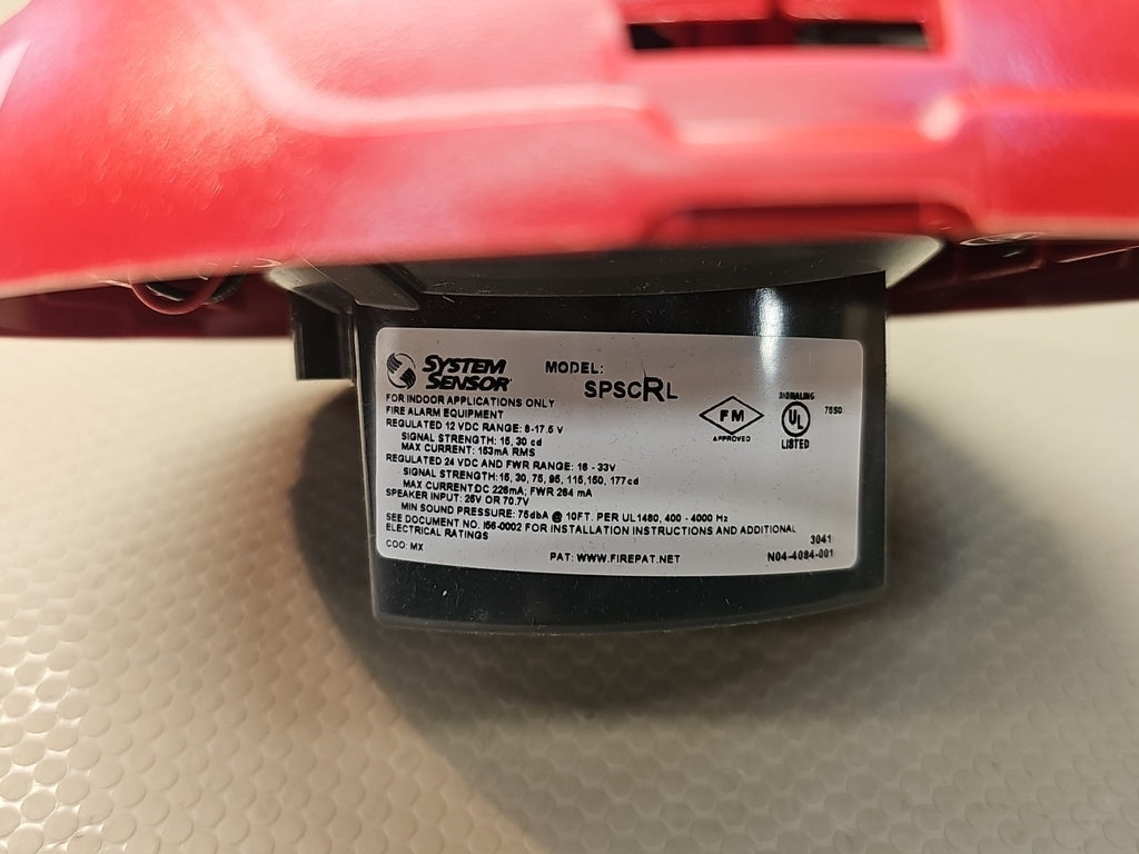 NEW System Sensor SPSCRL-BP10