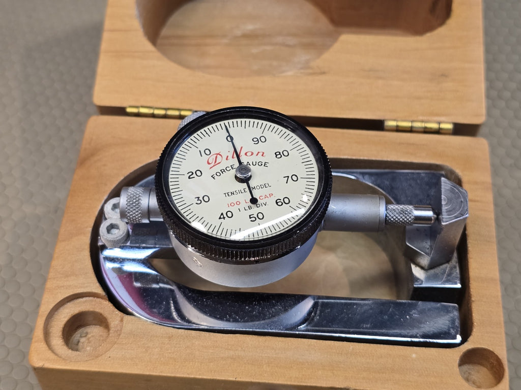 Dillon Force Gauge 100lb Cap 1Lb Div Compression Indicator - Push/Pull *MINTY*