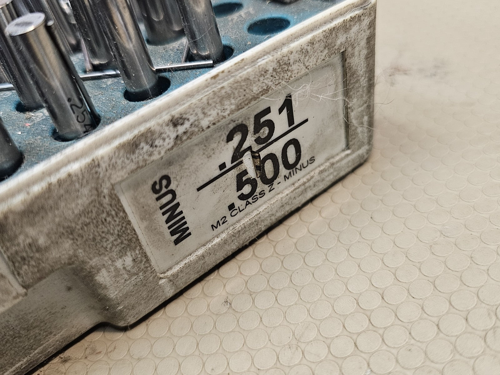 meyer gage pins set M2 class Z minus .251 / .500 + .011 /.250
