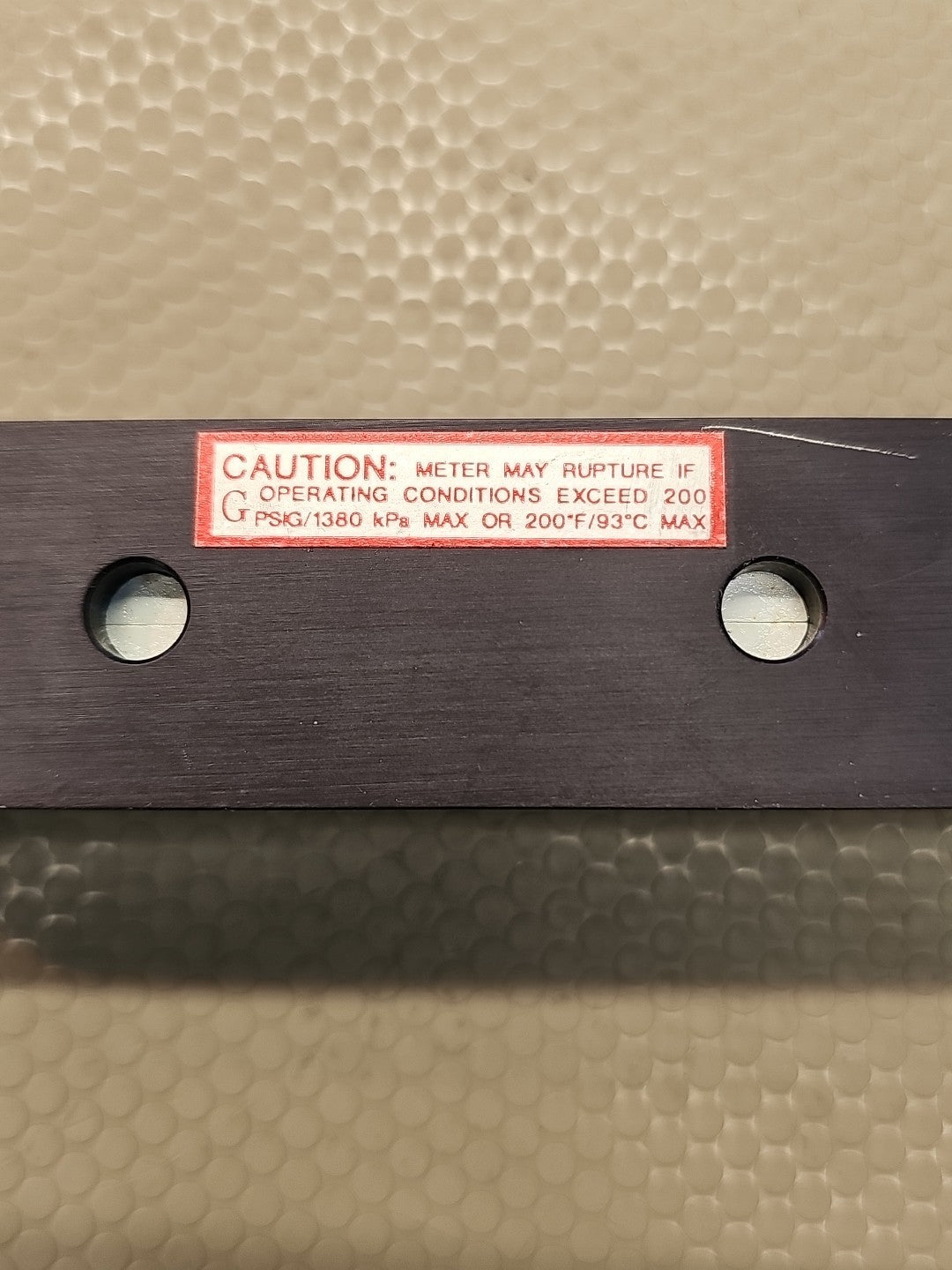 Key Instruments KI Variable Area Flow Meter Rotameter 200 PSI Max