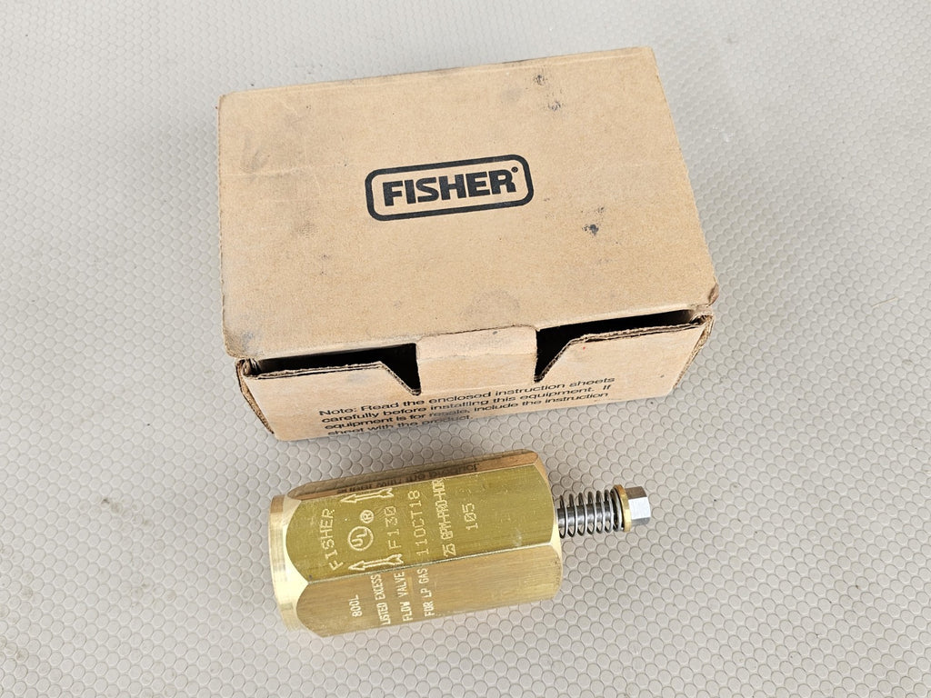 NEW F130 (Fisher) Valve-Ex Flo 1 Fpt 25 Gpm Brass1667986-3 Costs $575 MSRP