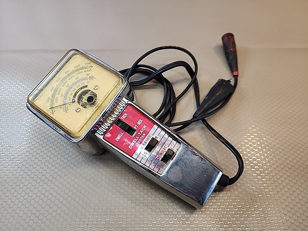 Clean VINTAGE KAL-EQUIP CO MODEL #R-11 DWELL-TACH TESTER 