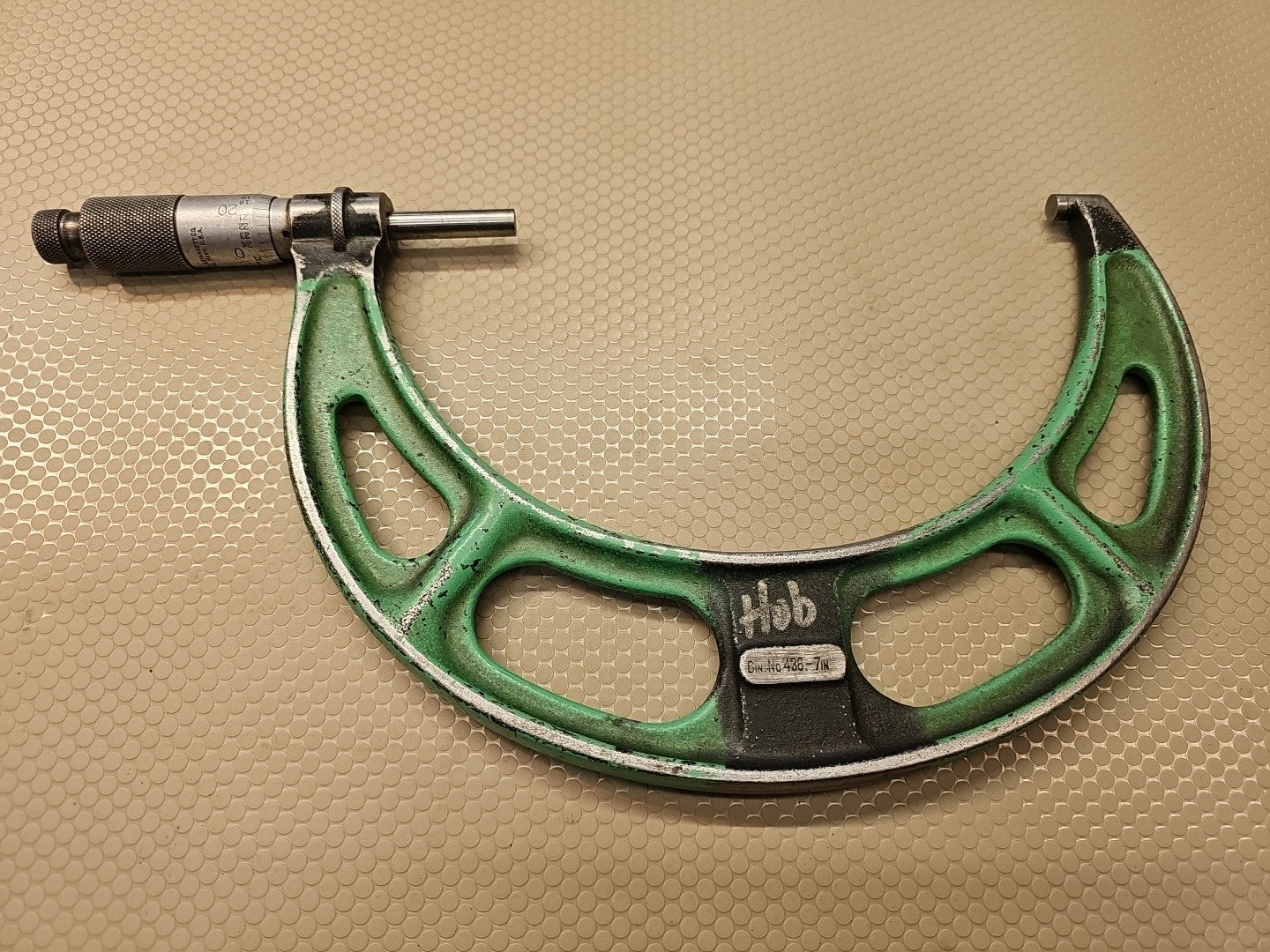 Starrett No. 436 7-8" Outside Micrometer .001" Graduation