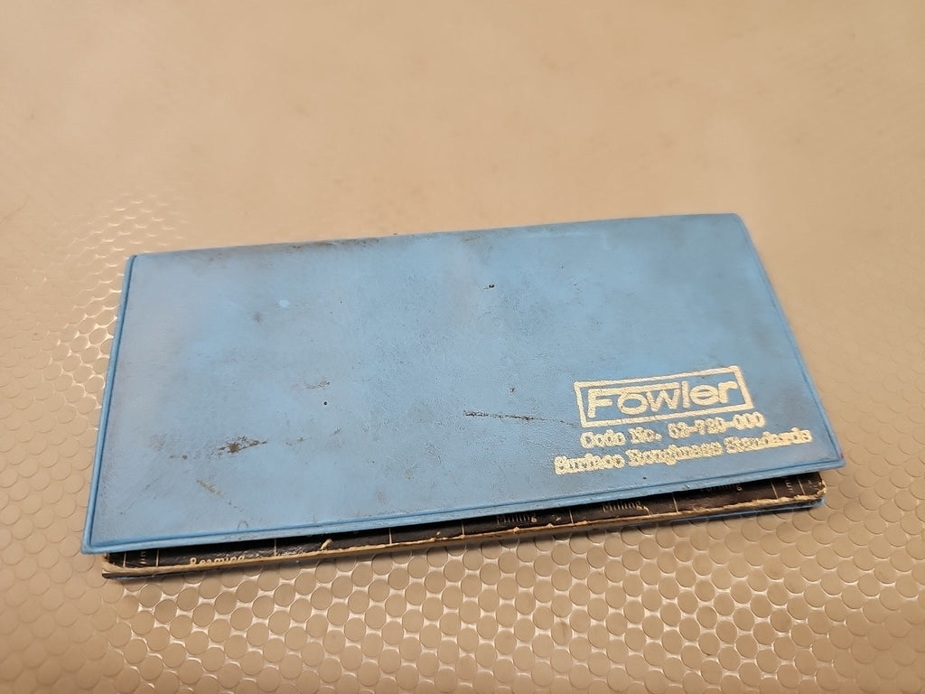Fowler 52-720-000 Surface Roughness Standards Complete Scale Set Pocket Sized