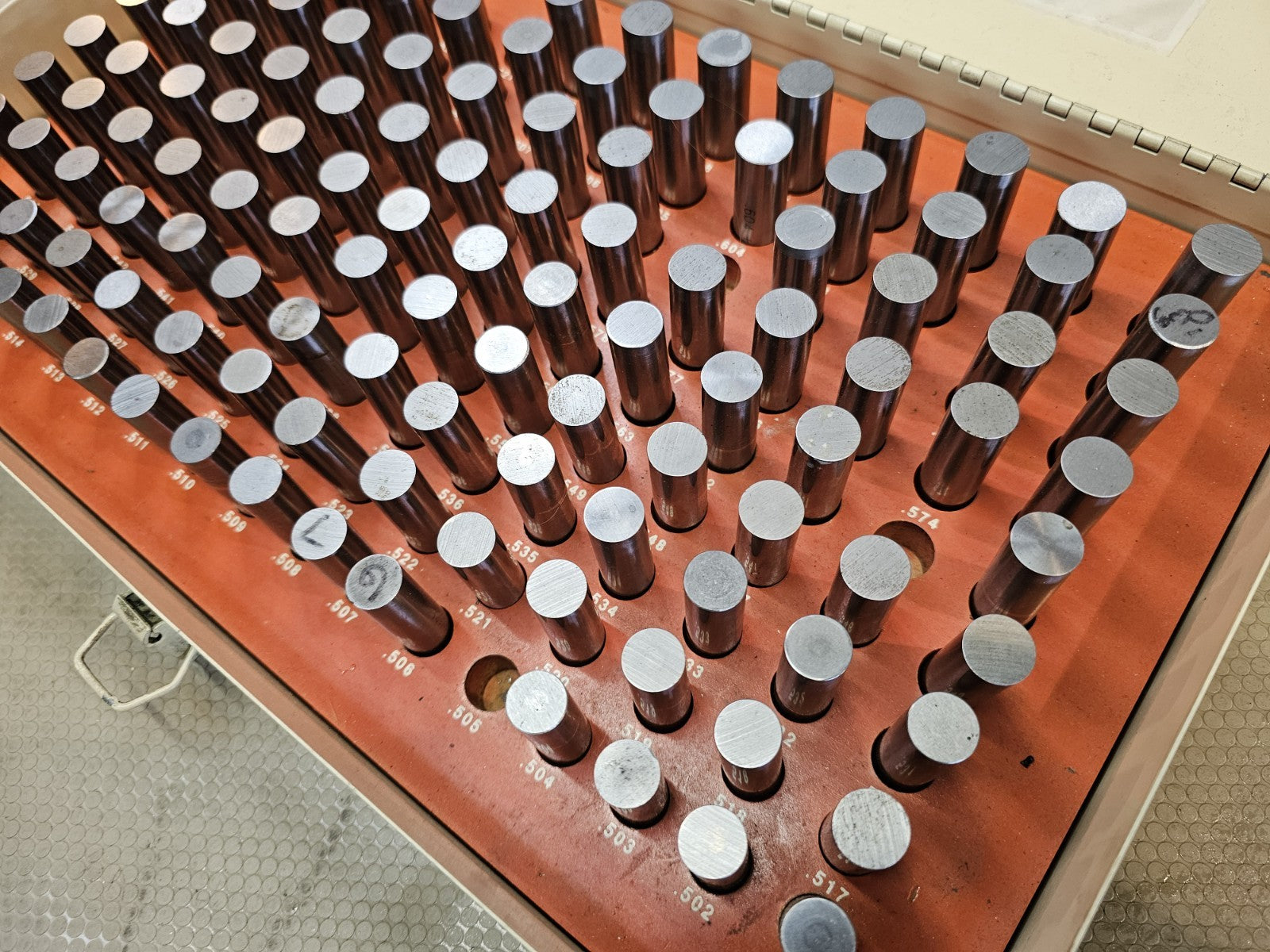 Vermont Pin Gage .501 to .625 Series D Minus Set -