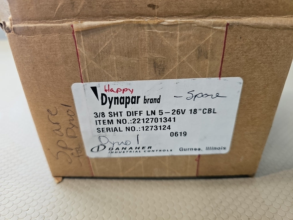 Dynapar 2212701341 Incremental Brand Encoder | 3/8" Shaft | 5-26V 