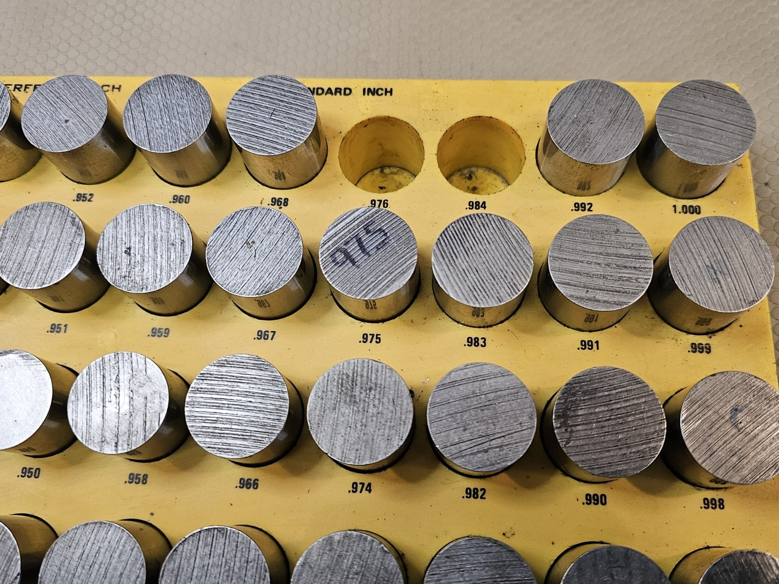 Pin Gauge Perfekt Punch 0.937 to 1 Minus LARGE Machinist 