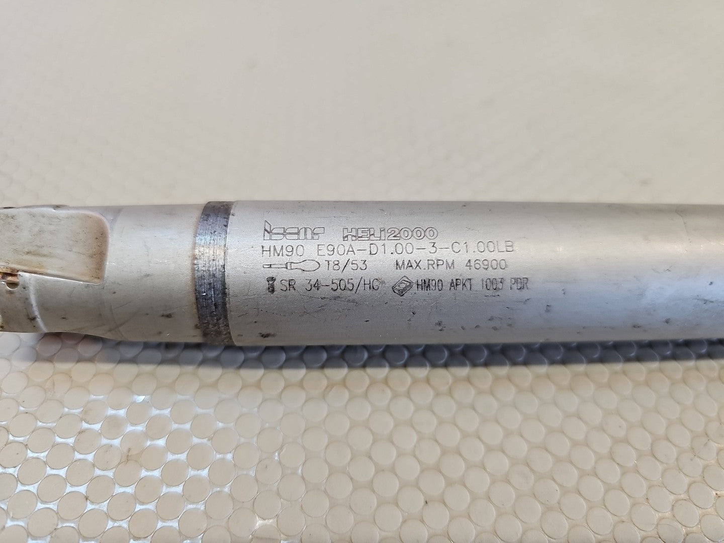 ISCAR 1" DIA. INDEXABLE END MILL HM90 E90A-D1.00-3-C1.00LB 3 FL APKT1003 INSERTS