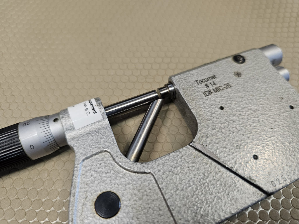 Tesa 072108669 MICRO-ETALON 225 Indicating Pressure micrometer Anvil Dial  