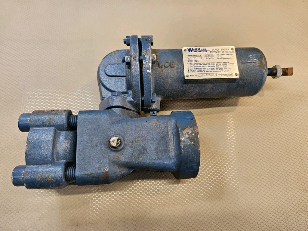 Wellmark Series 2001PR Pressure Regulator 1/2" 2HD-2B50s 