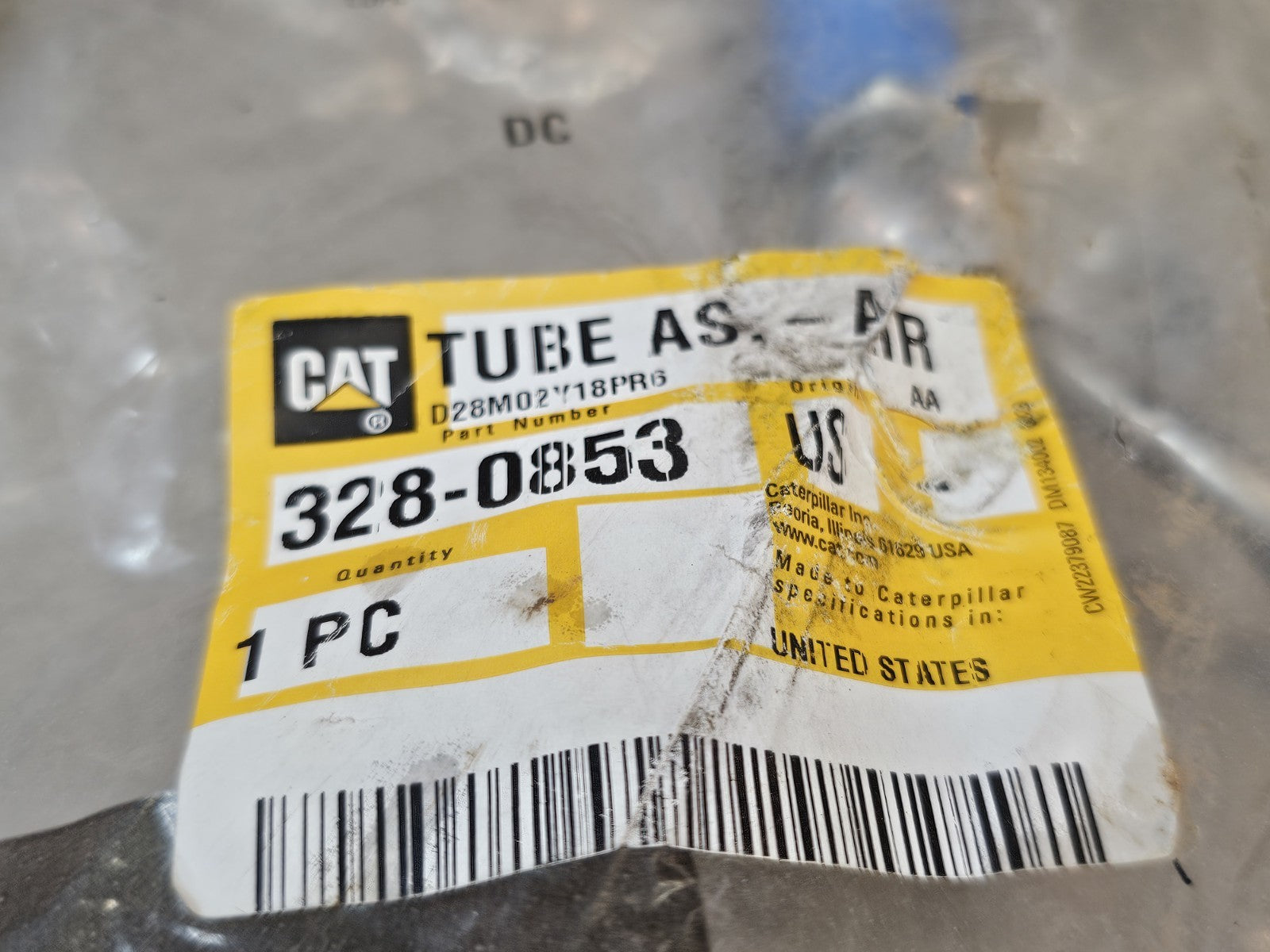 Cat Caterpillar genuine oemcat 328-0853 Air Tube AS AC