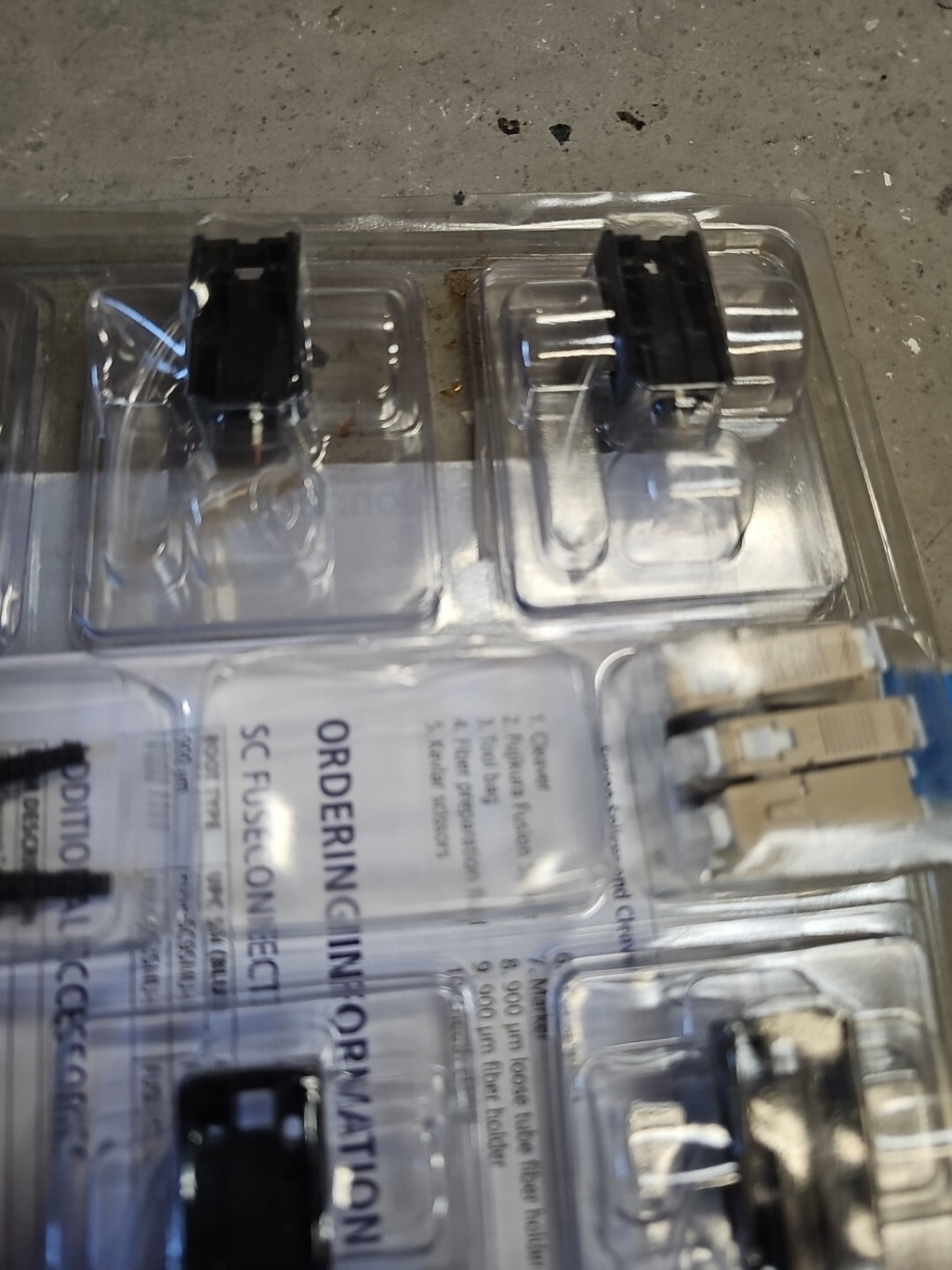 NEW AFL FUSE-SC9M62-6 Field Installable Connector FUSECONNECT SC MM 62.5  6 Pack
