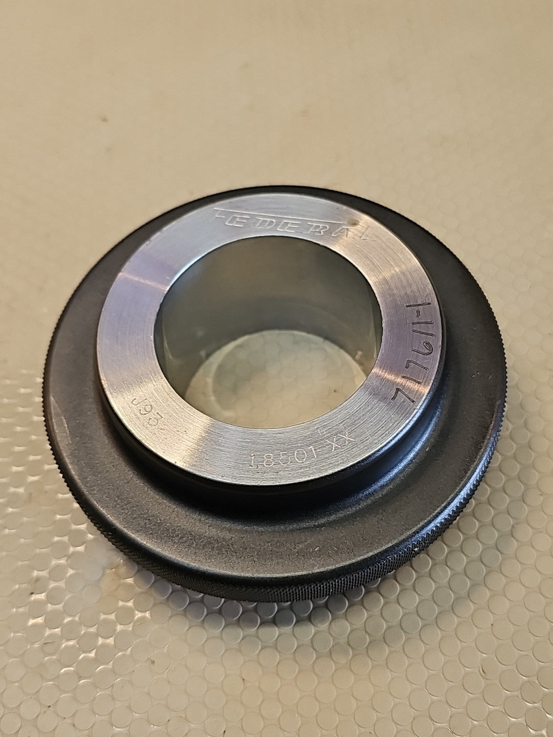 1.8501 XX MASTER PLAIN BORE RING GAGE OVERSIZE  Knurled Federal