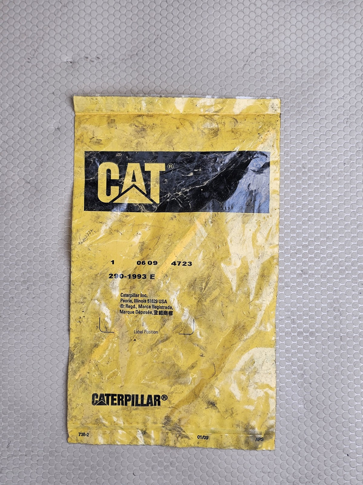 Caterpillar 290-1993 Cable Strap - Half Clip Single, Genuine OEM CAT